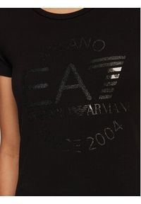 EA7 Emporio Armani T-Shirt 6DTT20 TJQCZ 1200 Czarny Slim Fit. Kolor: czarny. Materiał: bawełna #2