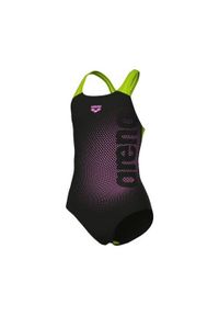 Dziewczęcy jednoczęściowy kostium kąpielowy Arena Dim Light Pro. Kolor: czarny #1