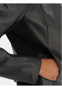Patrizia Pepe Kurtka skórzana CO0001/L1HZ-K103 Czarny Regular Fit. Kolor: czarny. Materiał: skóra #5