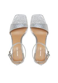 MICHAEL Michael Kors Sandały Jaida 40S5JDMS1M Srebrny. Kolor: srebrny. Materiał: skóra