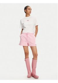 Hunter T-Shirt Abby HARW0059251 Biały Boxy Fit. Kolor: biały. Materiał: bawełna #5