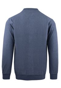 Wygodna, Rozpinana Bawełniana Bluza - Pako Jeans - Niebieska. Kolor: niebieski. Materiał: poliester, bawełna