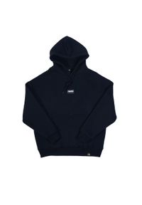 MANTO - Bluza sportowa męska Manto Label Oversize z kapturem. Typ kołnierza: kaptur. Kolor: czarny