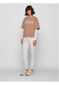 BOSS - Boss Bluzka C_Esabel_Active 50457401 Écru Slim Fit