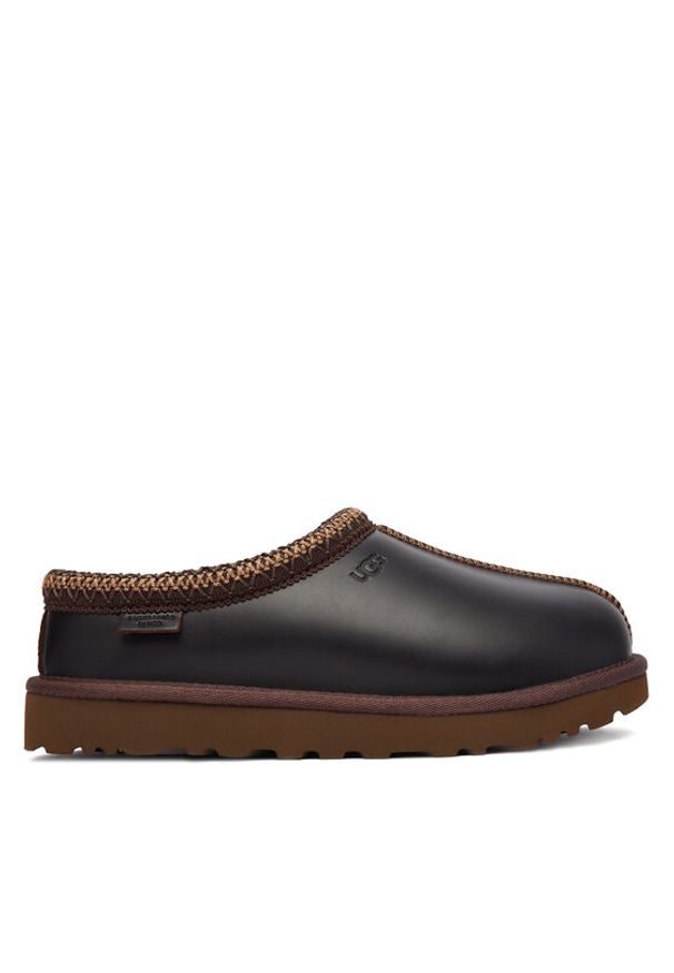 Ugg Kapcie M Tasman Lthr Regen 1170292 Brązowy. Kolor: brązowy. Materiał: skóra