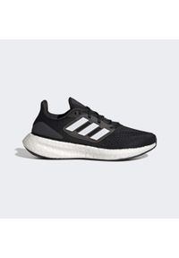 Adidas - Buty Pureboost 22. Okazja: na co dzień. Kolor: czarny, szary, wielokolorowy. Materiał: materiał. Sport: bieganie