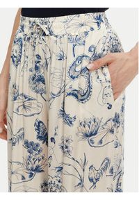 Fracomina Spodnie materiałowe FJ25SV3004W451N4 Niebieski Relaxed Fit. Kolor: niebieski. Materiał: wiskoza #4