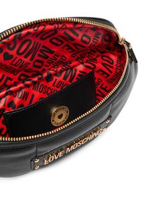 Love Moschino - LOVE MOSCHINO Saszetka nerka JC4323PP0NKM100A Czarny. Kolor: czarny. Materiał: skóra #6
