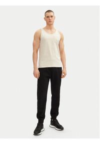 Jack & Jones Tank top Jake 12270577 Beżowy Regular Fit. Kolor: beżowy. Materiał: bawełna #4