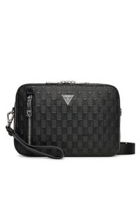 Guess Saszetka nerka HMTODE P5229 Czarny. Kolor: czarny. Materiał: skóra