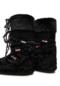 Moon Boot Śniegowce Icon Faux Fur BEADS80D1408990 Czarny. Kolor: czarny. Materiał: materiał #3