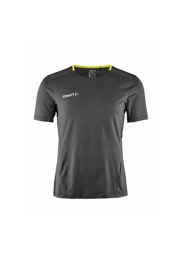 Koszulka sportowa męska Craft 1912753995000. Kolor: szary. Materiał: poliester. Długość rękawa: krótki rękaw. Długość: krótkie