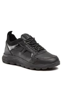 Geox Sneakersy D Spherica C D26NUC 0856K C9999 Czarny. Kolor: czarny. Materiał: skóra