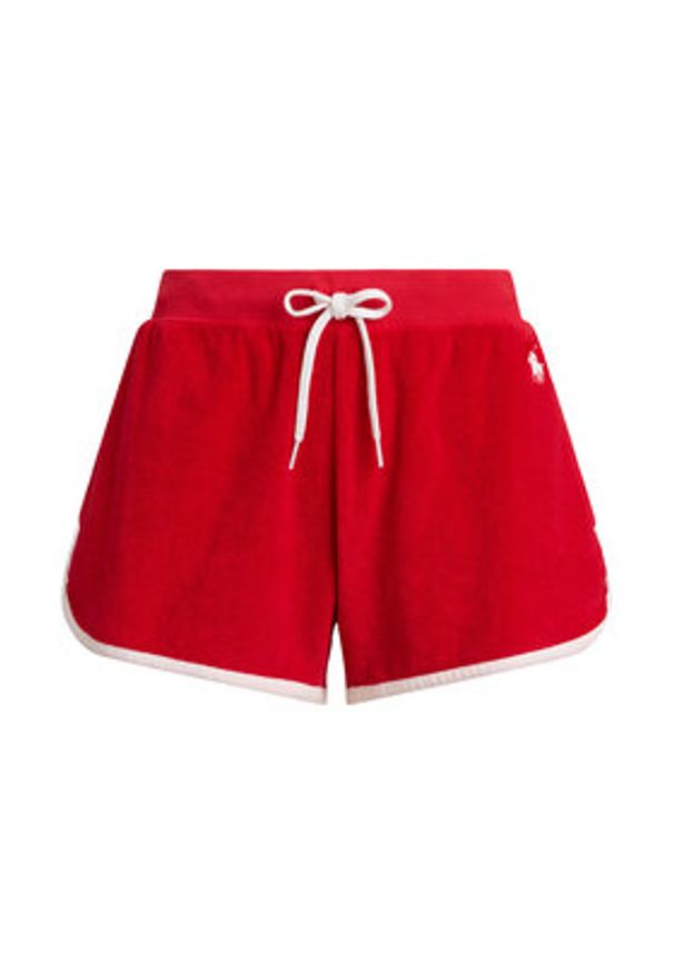 Polo Ralph Lauren Szorty sportowe 211A12956002 Czerwony Relaxed Fit. Kolor: czerwony. Materiał: bawełna