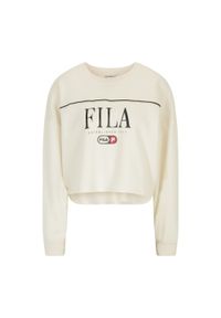 Fila - Bluza damska FILA Lewistown Crew Sweat. Kolor: biały #1