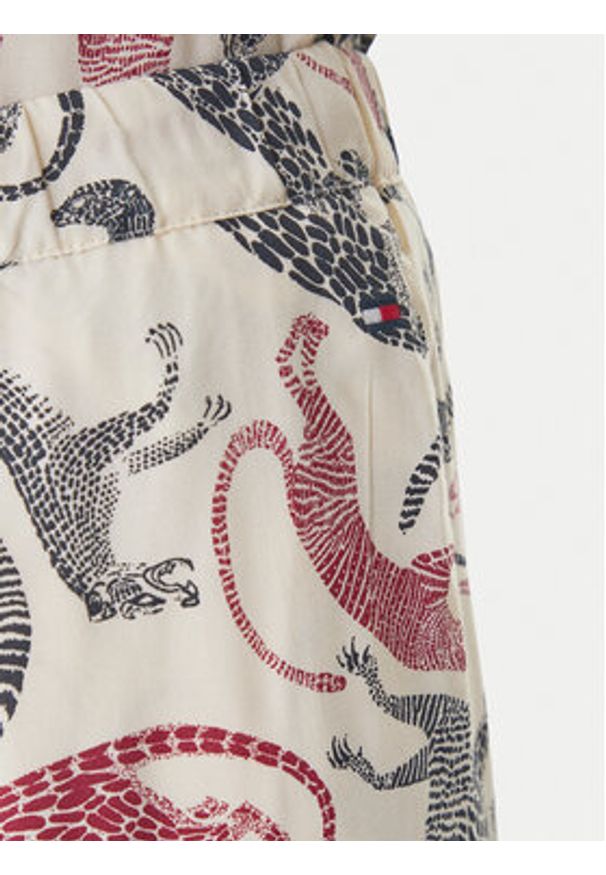 TOMMY HILFIGER - Tommy Hilfiger Spodnie piżamowe UW0UW06244 Écru. Materiał: wiskoza