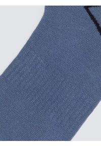 Big-Star - Stopki męskie bawełniane niebieskie Serhios 402. Kolor: niebieski. Materiał: bawełna. Wzór: ze splotem #2
