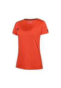 Koszulka tenisowa damska Babolat Play Cap Sleeve Top. Kolor: czerwony. Sport: tenis #1