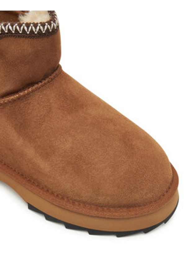 EMU Australia Śniegowce Higgie W13198 Brązowy. Kolor: brązowy. Materiał: skóra