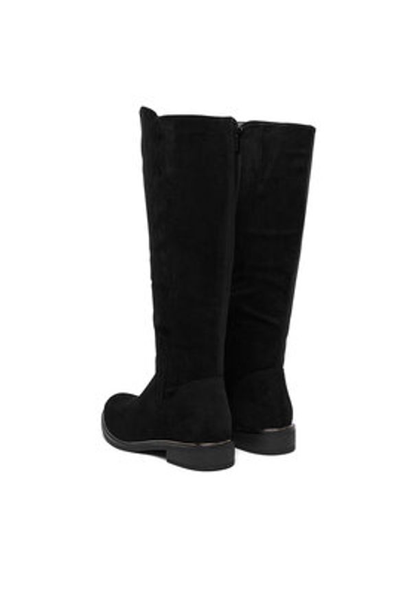 Clara Barson Kozaki CEO-WS13576-02 Czarny. Kolor: czarny. Materiał: materiał