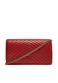 Pinko - PINKO Torebka Love One Wallet C PE 25 PLTT 100062 A0GK Czerwony. Kolor: czerwony. Materiał: skórzane #6