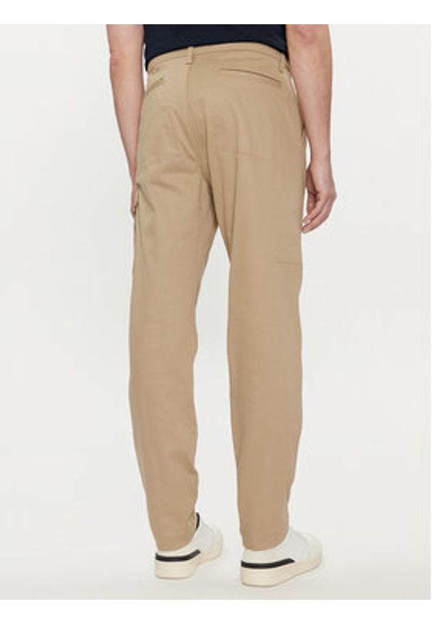 Aeronautica Militare Spodnie materiałowe 241PA1579CT3247 Beżowy Slim Fit. Kolor: beżowy. Materiał: bawełna