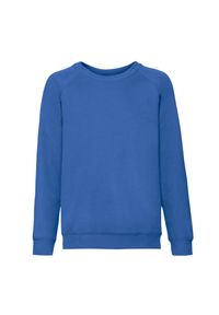 FRUIT OF THE LOOM - Bluza Dziecięca Classic Raglan. Kolor: niebieski. Długość rękawa: raglanowy rękaw