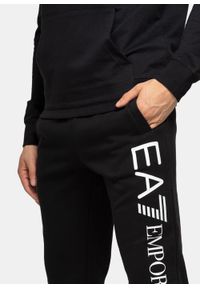 Spodnie dresowe męskie EA7 Emporio Armani (8NPPB5 PJ07Z 0203). Kolor: czarny. Materiał: dresówka #5