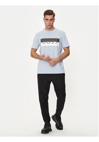 BOSS - Boss T-Shirt Tee 9 50512998 Niebieski Regular Fit. Kolor: niebieski. Materiał: bawełna