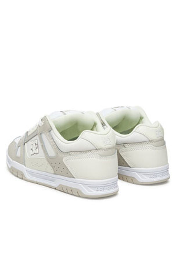 DC Shoes Sneakersy STAG DC01813110 Beżowy. Kolor: beżowy. Materiał: skóra