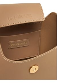 Love Moschino - LOVE MOSCHINO Torebka JC4291PP1NL1410A Beżowy. Kolor: beżowy. Materiał: skórzane