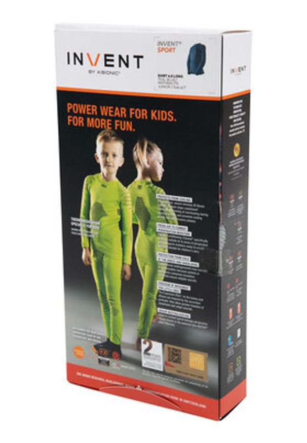 X-Bionic Bielizna termoaktywna górna Invent 4.0 INYT06W19J Niebieski Slim Fit. Kolor: niebieski. Materiał: syntetyk