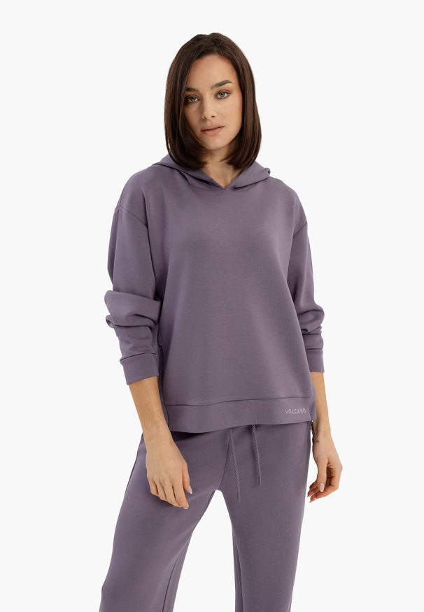Volcano - Luźna bluza B-MIDA. Okazja: na co dzień. Materiał: poliester, włókno, wiskoza, materiał. Wzór: gładki. Styl: casual, elegancki, sportowy