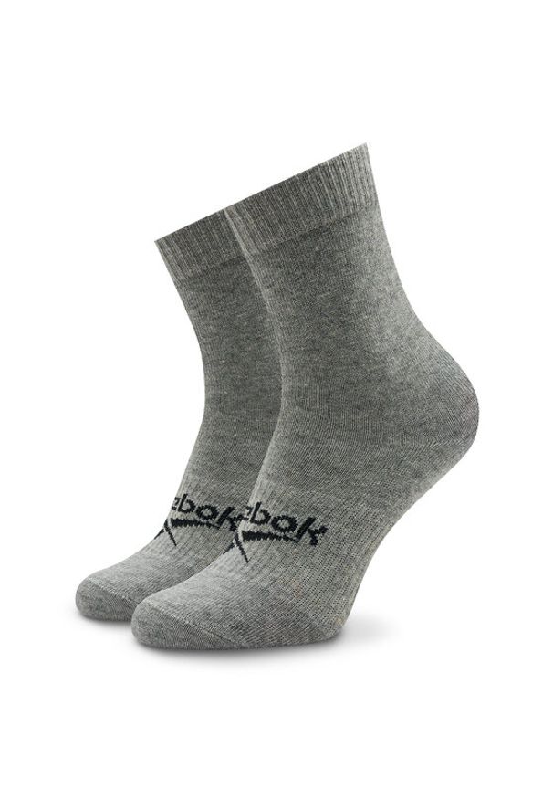 Reebok Skarpety wysokie unisex Active Foundation Quarter Socks GI0076 Szary. Kolor: szary