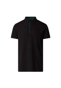 Koszulka męska The North Face Tanken 0A8C1NJK31 - czarna. Typ kołnierza: polo. Kolor: czarny. Materiał: materiał, bawełna #1