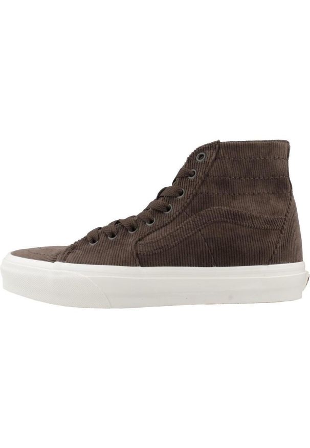 Tenisówki Vans Model Sk8-hi Tapered Corduro Kolor Brązowy. Kolor: brązowy. Materiał: tkanina