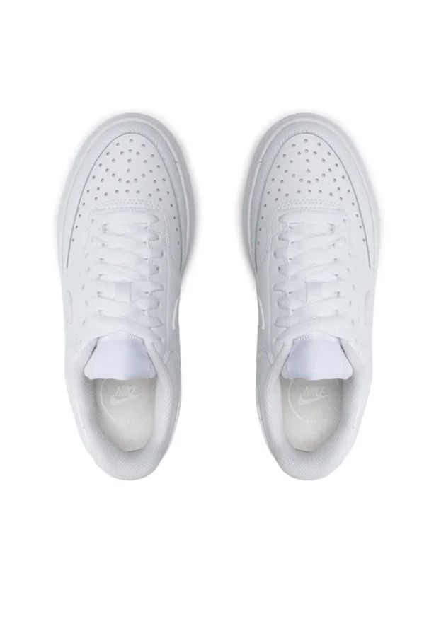 Nike W NIKE COURT VISION ALTA LTR Sneakersy damskie. Okazja: na co dzień. Kolor: biały. Materiał: jeans, skóra. Szerokość cholewki: normalna. Obcas: na platformie. Model: Nike Court