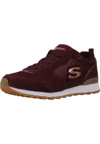 skechers - Buty do chodzenia damskie Skechers OG 85. Zapięcie: sznurówki. Kolor: czerwony. Materiał: tkanina, materiał, syntetyk. Szerokość cholewki: normalna. Sport: turystyka piesza