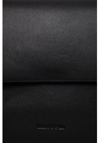 Marc O'Polo torebka skórzana kolor czarny. Kolor: czarny. Materiał: skórzane #6