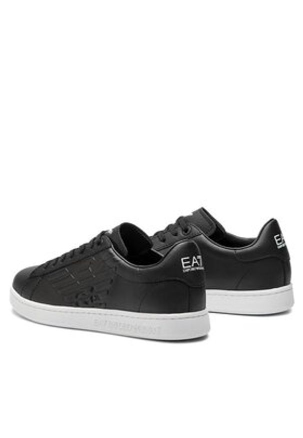 EA7 Emporio Armani Sneakersy Czarny. Kolor: czarny. Materiał: skóra