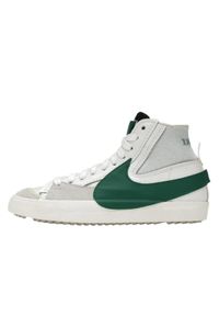 Buty do chodzenia dla dorosłych Nike Blazer Mid 77 Jumbo White Green. Kolor: zielony. Sport: turystyka piesza