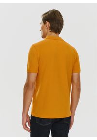 Pako Lorente - PAKO LORENTE – Gładki t-shirt polo w pomarańczowym kolorze. Okazja: na co dzień. Typ kołnierza: polo. Kolor: pomarańczowy. Materiał: bawełna. Wzór: gładki. Styl: casual #4