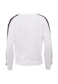 Bluza damska Kappa Ilary. Kolor: biały. Materiał: dresówka