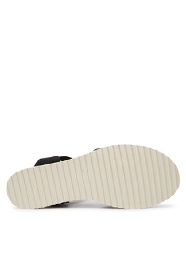 skechers - Skechers Sandały BOBS Desert Kiss - Golden Lily 114418/BLK Czarny. Kolor: czarny. Materiał: materiał