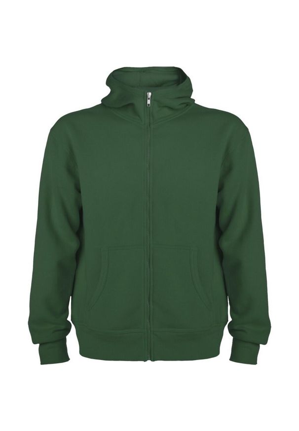 ROLY - Męska Bluza Z Kapturem Montblanc Full Zip. Typ kołnierza: kaptur. Kolor: zielony