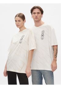 Reebok T-Shirt Classics Block Party T-Shirt HT8182 Biały. Kolor: biały. Materiał: bawełna #1