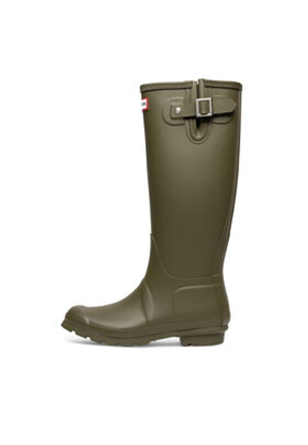 Hunter Kalosze HFW-004 Khaki. Kolor: brązowy. Materiał: kauczuk
