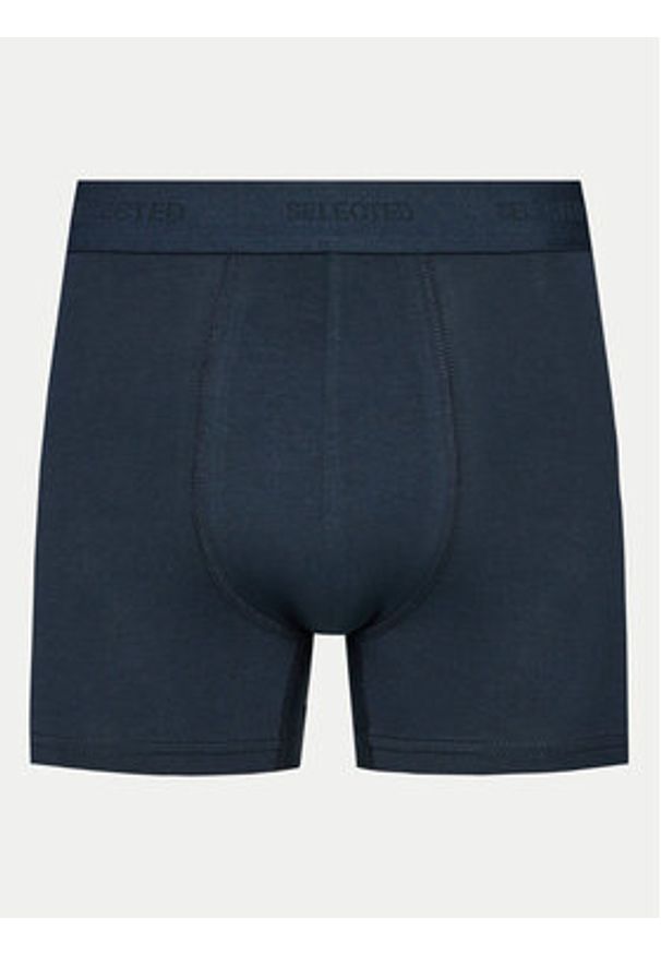 Selected Homme Komplet 3 par bokserek 16094662 Granatowy. Kolor: niebieski. Materiał: bawełna
