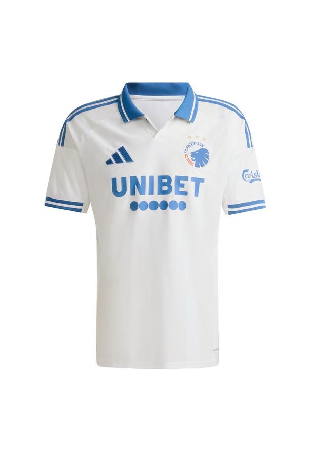 Adidas - F.C. Koszulka Copenhagen 25/26 Home. Kolor: niebieski, wielokolorowy, biały. Sport: piłka nożna