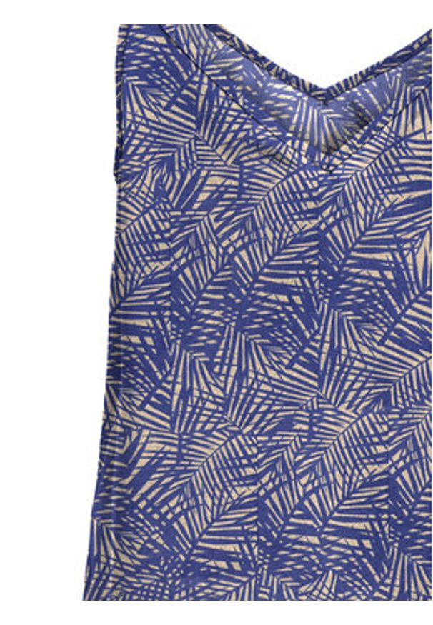 only - ONLY Top Nova 15222159 Niebieski Regular Fit. Kolor: niebieski. Materiał: wiskoza